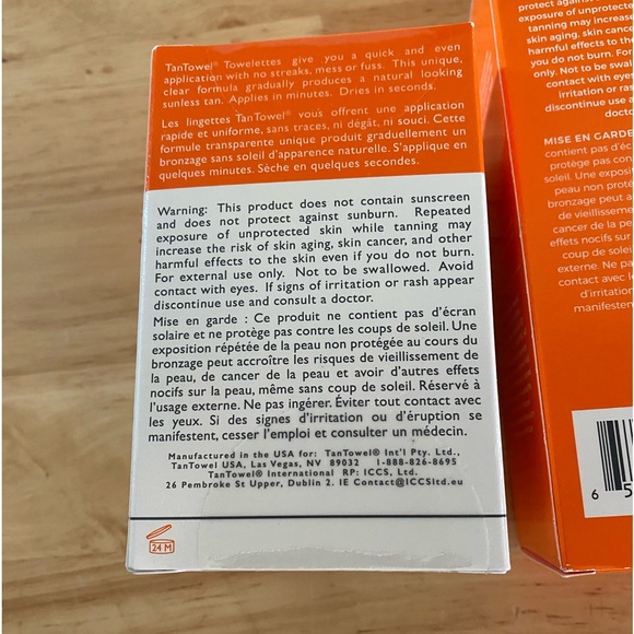 Tan Towel look good naked 3 pcs face towels, 1/2 body towels & perfect glow drop - Picture 6 of 9